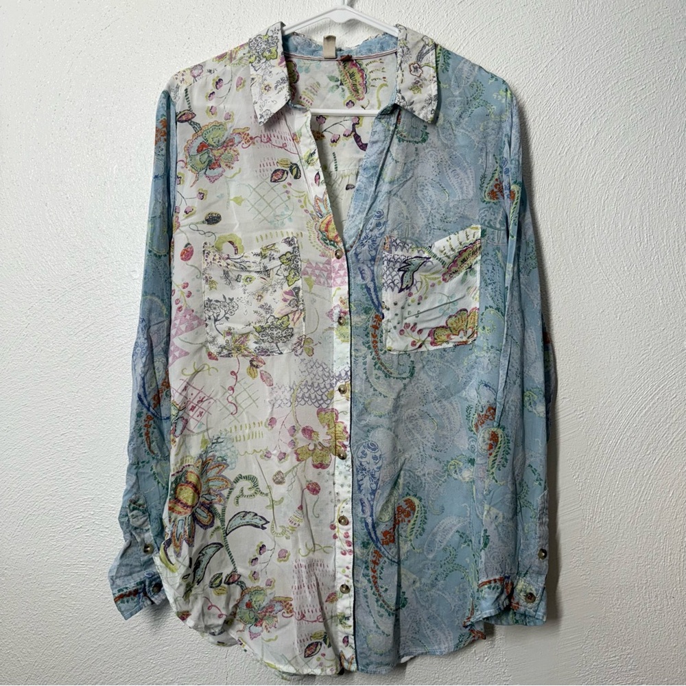 Pilcro Romy Button Down Sz M